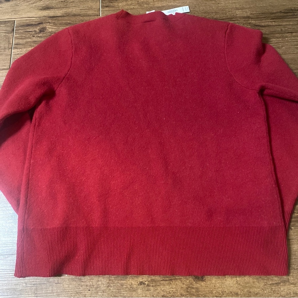 PINK Victoria's Secret Red 'So Hot!' Crewneck Sweater S - Picture 6 of 8